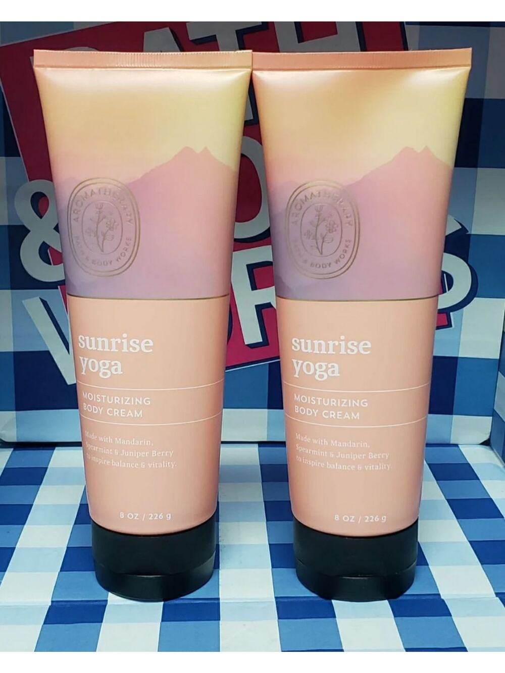 BBW Sunrise Yoga Aromatherapy Moisturizing Body Cream